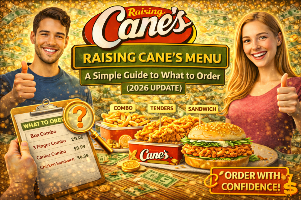 Raising Cane’s Menu
